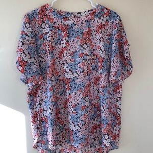 Loft floral print blouse